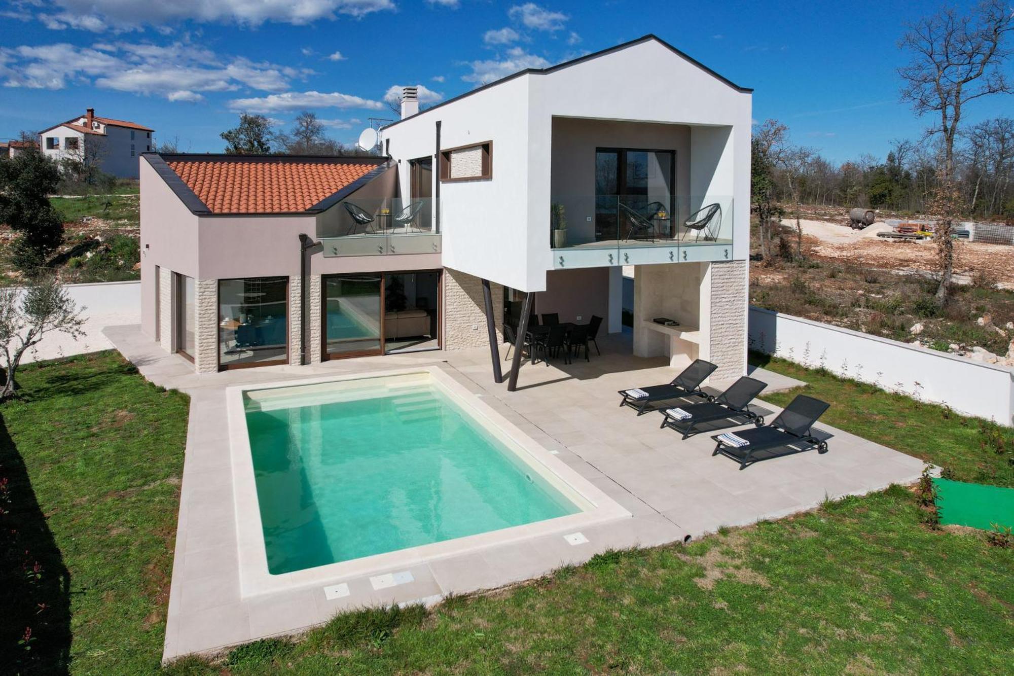 Villa Ogradina Near Pula With Sea View For 5 Persons Only 3 Km From The Beach Krnica Esterno foto
